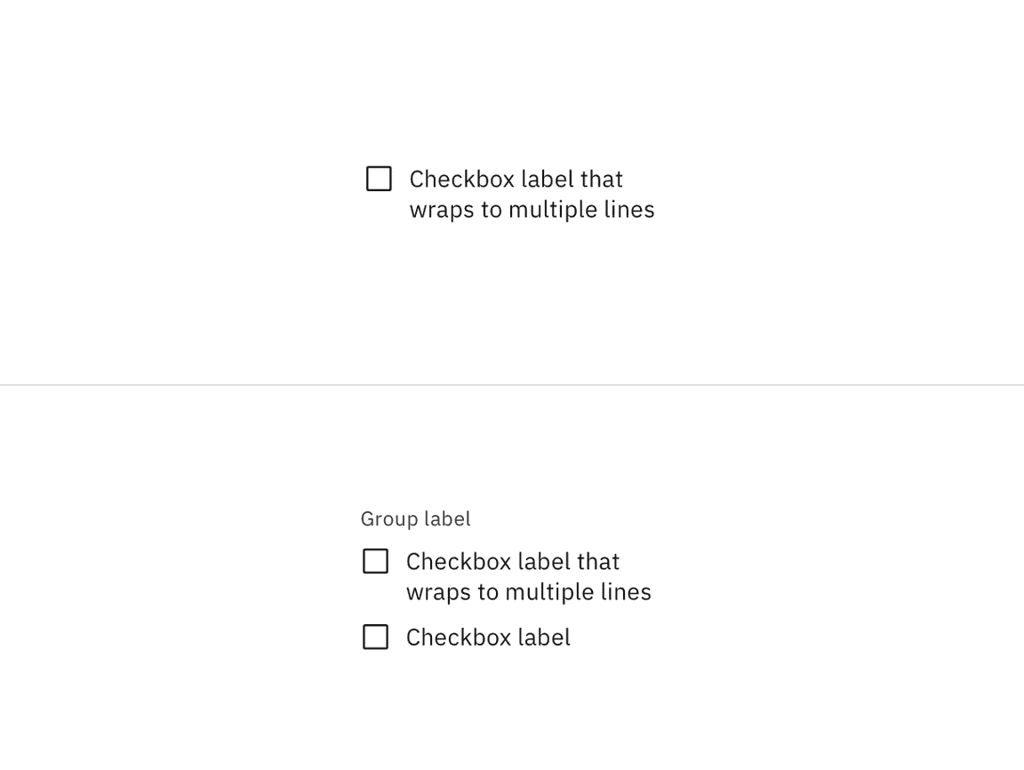 Text wrapping for checkboxes. Text wrapping for checkboxes.