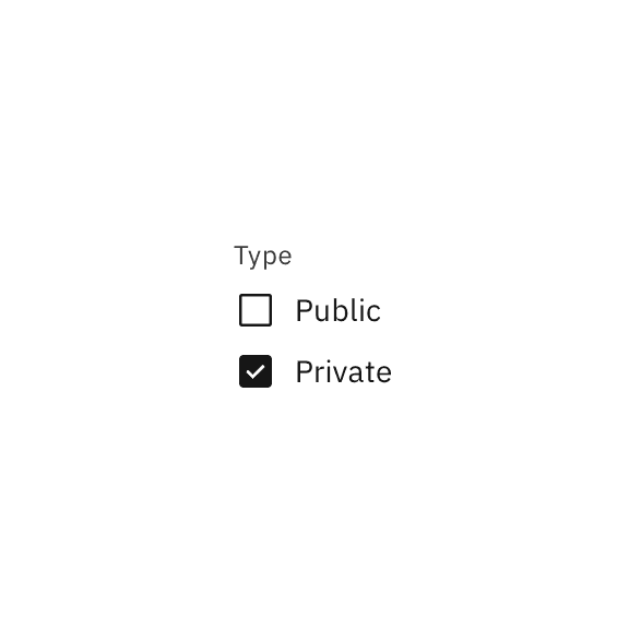Don't use checkboxes when only one item can be selected. Don't use checkboxes when only one item can be selected.